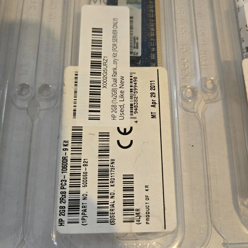 14 Used‎ Mixed Lot HP 2GB 500656-b21 DDR-400MHz Dual Rank Memory Module See Pics